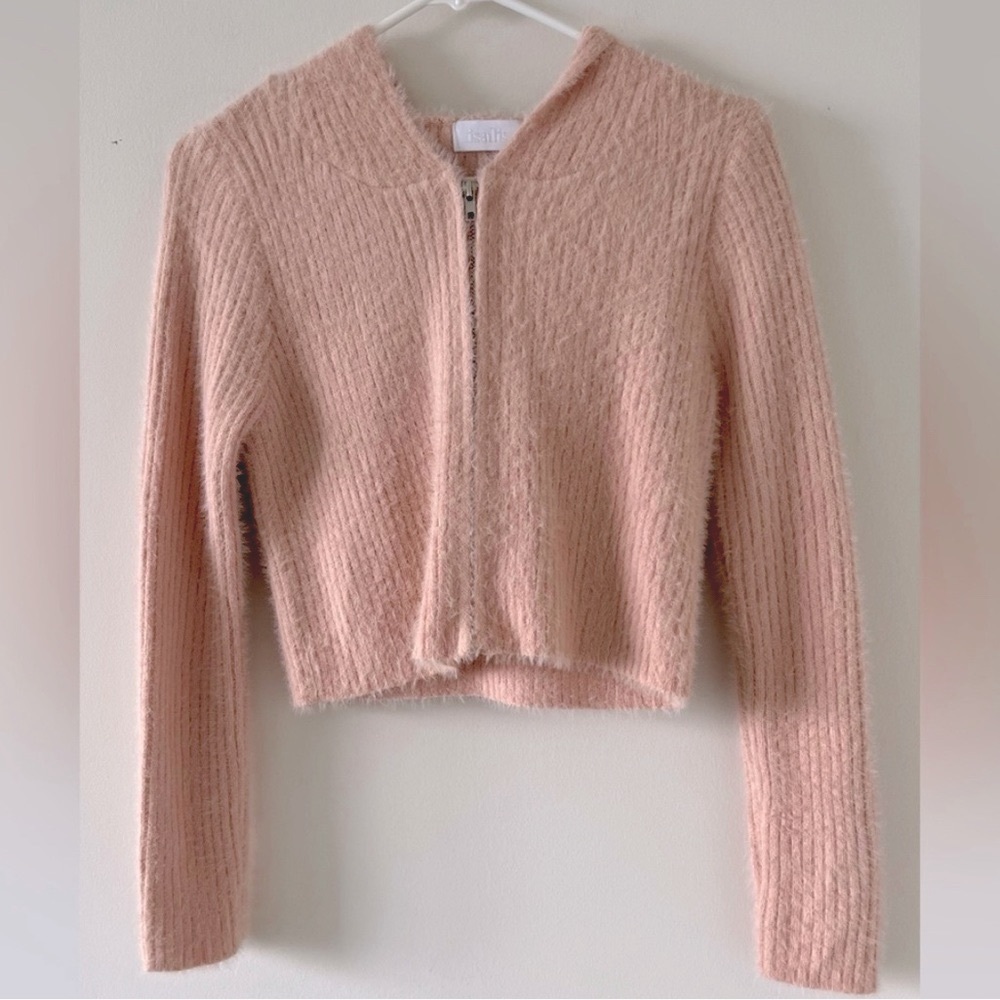 Zip-Up Cardigan Sweater from Isalis